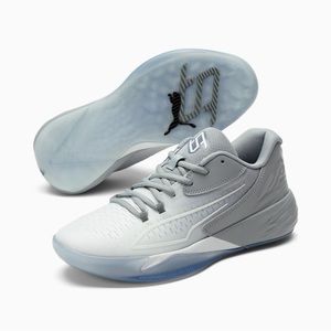 PUMA Stewie 1 Translucent Grey Basketball Shoes Grey Quarry , M 10.5 /  W 12